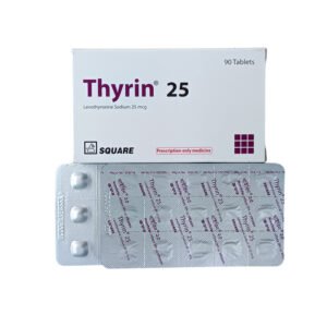 Thyrin Tablet 25 mcg (Levothyroxine)