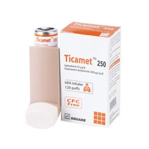 Ticamet Inhaler 25 mcg + 250 mcg