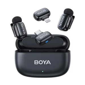 BOYA Mini-12 2.4G Wireless Black Microphone for Android & IOS (